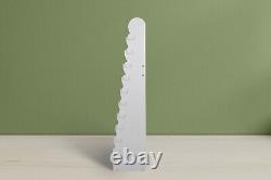 Giant 10-Tier White Wood Bracelet Display Stand 43.5 Tall Free Ship