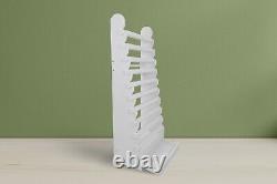 Giant 10-Tier White Wood Bracelet Display Stand 43.5 Tall Free Ship