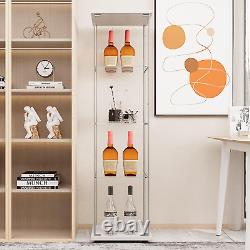 Glass Cabinet Display Wine Cabinet Tool Chests Storage Cabinet for Bedroom Shoe