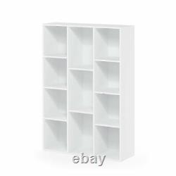Green Pink Blue White 11 Shelf Bookcase Bookshelf Cube Storage Display Decor