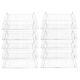 Gridwall Flat Display Shelf 24'' X 12'' White 10 Pcs