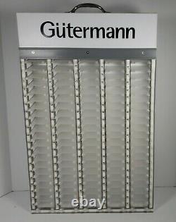 Gutermann Sewing Thread 100 Count White Cabinet Rack Store Display (Empty)