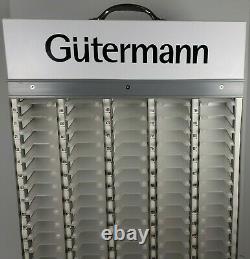 Gutermann Sewing Thread 100 Count White Cabinet Rack Store Display (Empty)