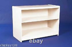 High Class 1800mm White Effect Wooden Counter Shop Display Till Sales Storage
