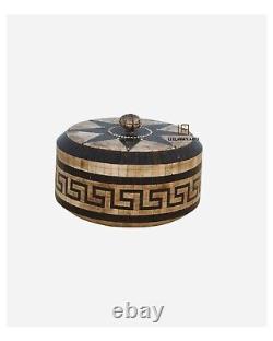 Home Decorative Brown And White Color Jewelry Box