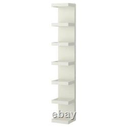 IKEA LACK 6 Tier Wall Mounted Floating Shelf Unit Display Storage White 30x190cm