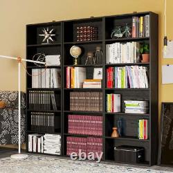 IRONCK Bookshelves and Bookcases Floor Standing 6 Tier Display Storage Shelves 7