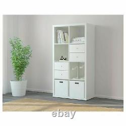 Ikea Kallax Bookcase Shelving Unit Display White Modern Shelf, 802.758.87 NIB