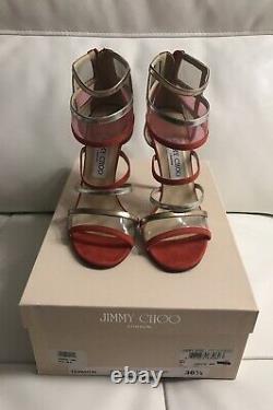 JIMMY CHOO Maitai Sandals Pumps Size 36.5 Store Display Excellent Condit