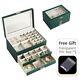 Jewelry Storage Box With Clear Flip Lid Earrings Necklace Display Jewelry Box