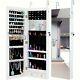 Led Full Length Mirror Jewelry Armoire Cabinet Free Standing Storage Organizer