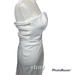 La Femme Dress Gown Strapless White Size 0 New Store Display With Flaw