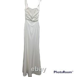La Femme Dress Gown Strapless White Size 0 New Store Display With Flaw