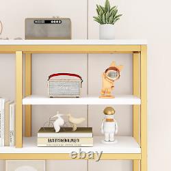 Large 6 Tier Bookshelf Modern Bookcase Display Rack and Storage Shelf Cabinet