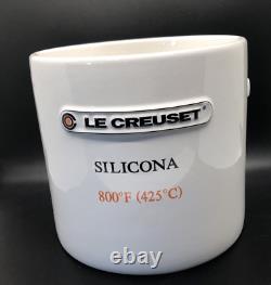 Le Creuset STORE PROMOTIONAL DISPLAY Ceramic Crock 6 x 6.75 UTENSIL CROCK