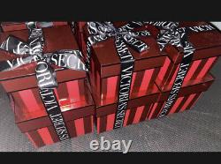 Lot of 9 Victoria's Secret Store Display Christmas Boxes RARE