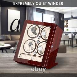 Luxury Automatic Rotation 8+5 Watch Winder Box Display Box Storage Case Wooden
