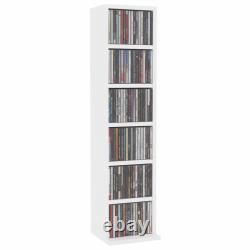 Media Tower Rack Storage CD Shelf Cabinet Organizer Stand Holder Display Storage