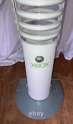 Microsoft Xbox 360 Metal 3ft Tower Storage Display Rack White