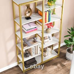 Modern Bookcase Bookshelf Etagere Display Shelves Storage Organizer Home Office