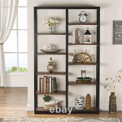 Modern Bookcase Bookshelf Etagere Display Shelves Storage Organizer Home Office