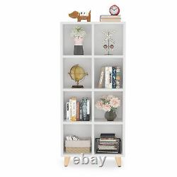 Modern Bookshelf Display Storage Bookcase Home Office Open Cube Storage Decor