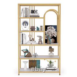 Modern Home Office Bookshelf Etagere Bookcase Display Shelf Storage Organizer
