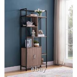 Modern Seven Open Shelves Storage Organizer Display Cabinet For your Living Room