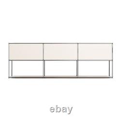 Modern Storage Cabinet USM Haller Style Metal Free Standing Organizer Furniture