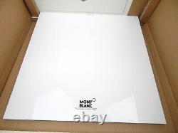 Mont Blanc Deco Panel Store Display Counter 2 Sided White Black Pens Boxed