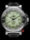 New Store Display Squale 30 Atmos Tiger White Lume 44mm Watch 2 Year Warranty