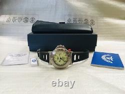 NEW Store DIsplay Squale 30 ATMOS Tiger White Lume 44mm Watch 2 Year Warranty