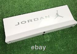 Nike Air Jordan Rare Store Display Sign White Silver Vntg 90s Y2K Rare Vintage
