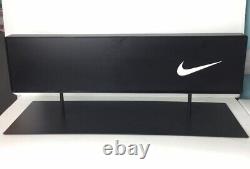 Nike Store Display Metal Sign Advertising Black White 24L x 8W