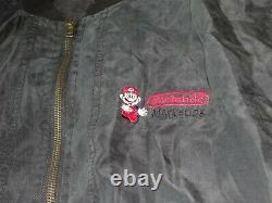 Nintendo Marketing 1993 Silk Vintage Jacket Employee Promo Store Display RARE