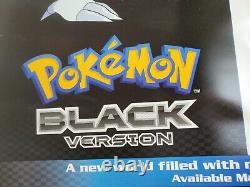 Nintendo Pokemon Black and White Original Poster Promo Store Display 30x36 2011