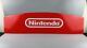 Nintendo Red/white Logo 40 Store Display Header Sign Promo Nintendo Switch Rare