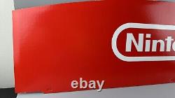 Nintendo Red/White Logo 40 Store Display Header Sign Promo Nintendo Switch RARE