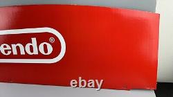 Nintendo Red/White Logo 40 Store Display Header Sign Promo Nintendo Switch RARE