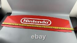 Nintendo Red/White Logo 40 Store Display Header Sign Promo Nintendo Switch RARE