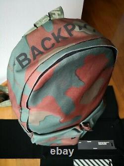 OFF WHITE Camouflage Backpack c/o Virgil Abloh 100% authentic! Store display