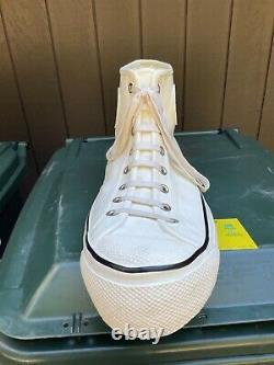 Oversized sculptural KEDS sneaker store display & cloth shoelaces circa 1970s