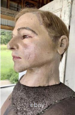 Rare Antique Wax Mannequin Large Store Display