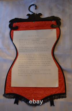 Rare Store Display Salesman Sample Rosenbaums Vintage Corset Marie Bernadette