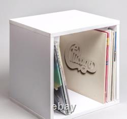 Record Cube (black and/or white with opt. Top-Shelf) LP, Vinyl Storage / Display