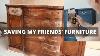 Rescuing My Friends Furniture Navy Sideboard Furniture Makeover