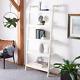 Safavieh Home Collection Beauregard White 5-tier Leaning Storage Display Shelves
