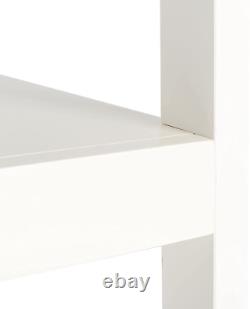 SAFAVIEH Home Collection Beauregard White 5-Tier Leaning Storage Display Shelves