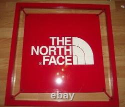 SALE! The North Face Classic Red Logo Metal Store Sign Display 24 x 24 x 1