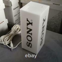 SONY Vintage Electric Store Sign Promotional Display white W4in x H10 in x D4 in